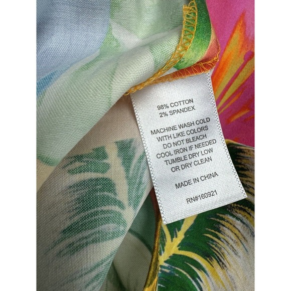ALDEN ADAIR Layla Top In Santiago NWT Sz XS Tropical Vacation Resort $212 - Picture 8 of 8